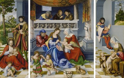 Torgauer altaar door Lucas Cranach the Elder
